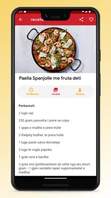 Albanian Food Recipes App android App screenshot 4