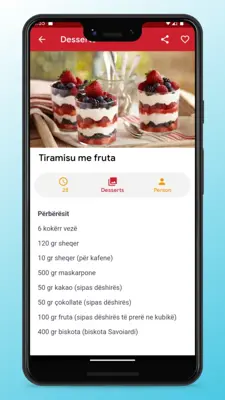 Albanian Food Recipes App android App screenshot 7